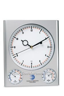 Wall clock/weather station