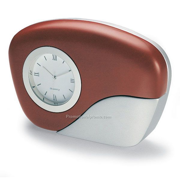 Wood and Metal Clock A-83513