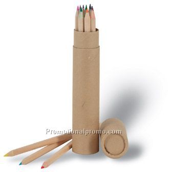 12 pcs wooden coloured pencils