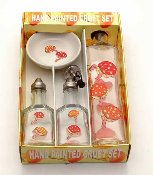 oil and vinegar set with display tray
  
   
     
    