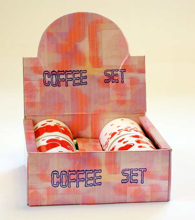 coffee set with decal
  
   
     
    