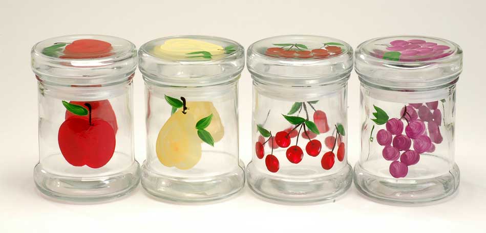 4pcs storage jar set with clip
  
   
     
    