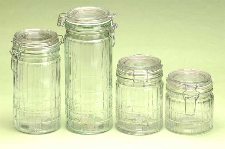 storage jar set with clip
  
   
     
    