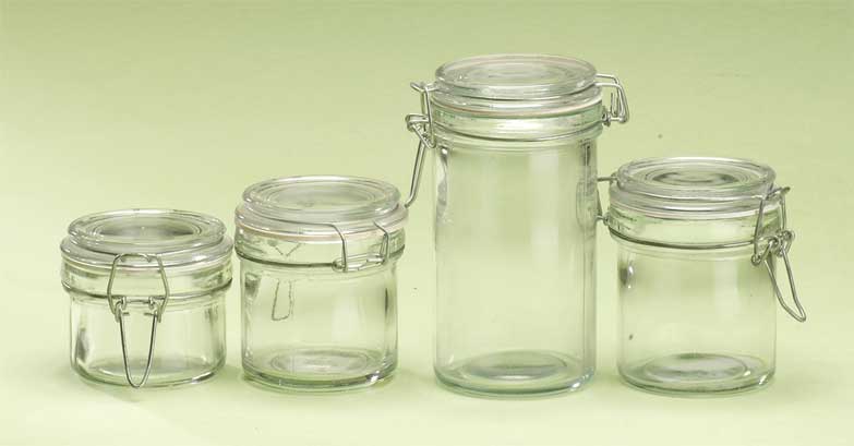 storage jar set with clip
  
   
     
    
