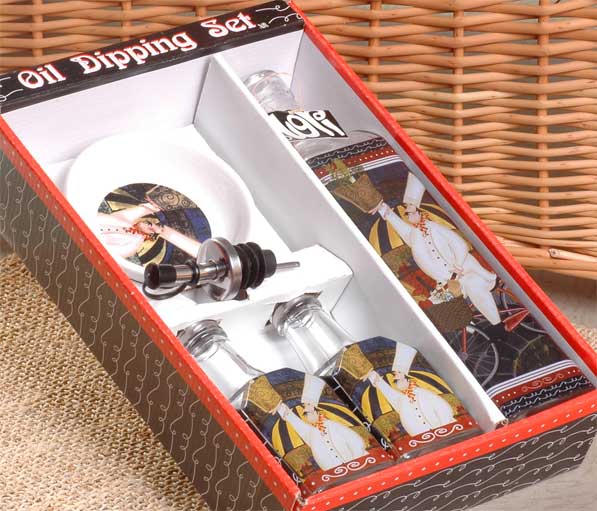 cruet set with decal
  
   
     
    