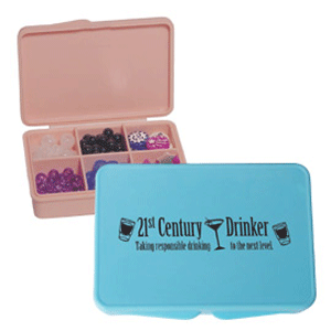 Multi-pack Medication Organizer With Lid.