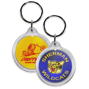 Round Acrylic  key tag