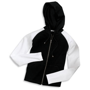 Custom hooded sweatshirt - Port Authority44576- Ladies Stretch Blend Full Zip Hooded Jacket.