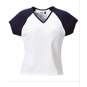 Cheerleading T-shirt- Colorblock Raglan