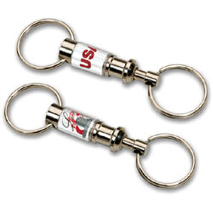 Silver Keychain - Pull Apart Keytag