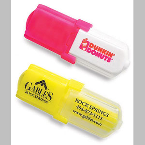 Chrome promotional pen with spring design