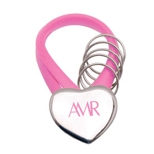 key holder with silicone band