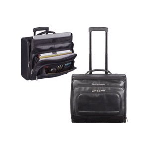 Millennium Leather Rolling Compu-Case