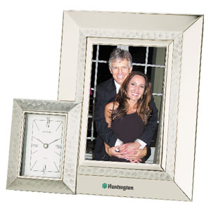 Metropolitan Leather Desk Clock