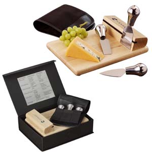 The Entertainers Wine & Cheese Set