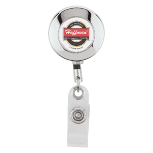 Round Metal Badge Holder
