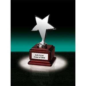 Stella I Star on Square Wood