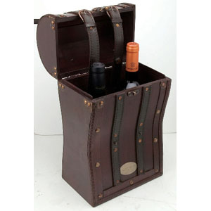 TESORO II Wooden double Wine Box