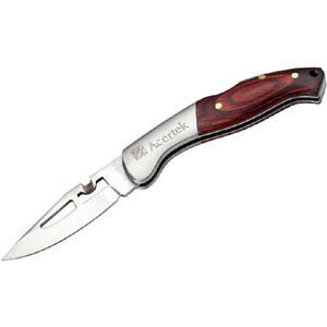 Lockback Steel & Wood Knife