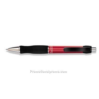 Paper Mate Breeze Red Barrel/Black Grip & Clip Ball Pen