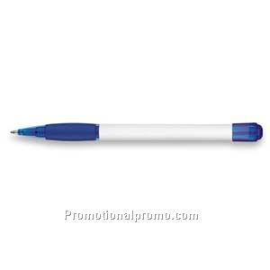 Paper Mate Visibility White Barrel/Blue Trim, Blue Ink Ball Pen