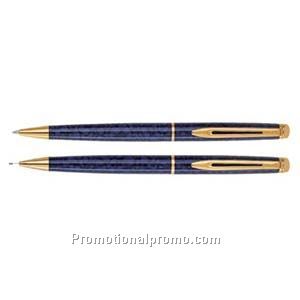 Waterman H59757isph59506e Marbled Blue GT Ball Pen/Pencil Set