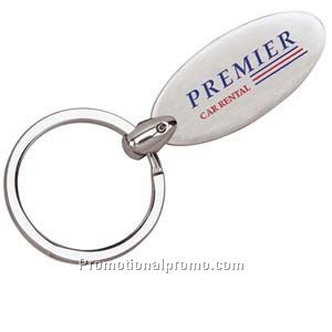 Oval Stainless Steel Keyholder