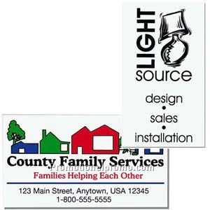 Screen Printed Business Card Magnet- 20 mil