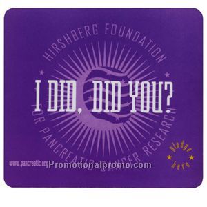 Mousepad 8"w x 7-1/4"h x 1/16"d - Spot Color