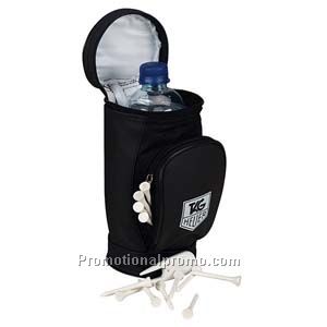 Golf Bag Water Bottle Cooler w/ Tees & Divot Tool