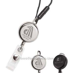 Dual Function Metal Badge Holder