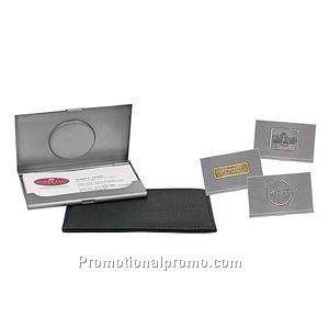 Nickel-Plated Business Card Holder