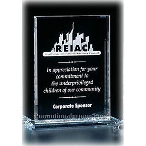 Vertical Gem Cut Award - Large