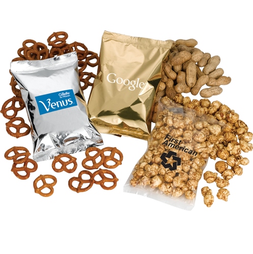 Bags filled with Peanuts in the shell