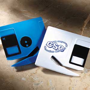 Floppy disc letter openers