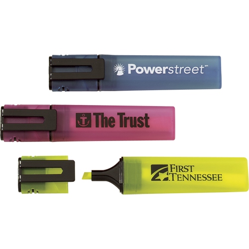 Translucent Hi-Lighters With Black Clip