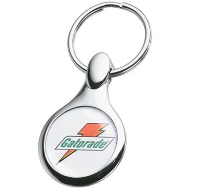 Custom Domed Keyring 2for1