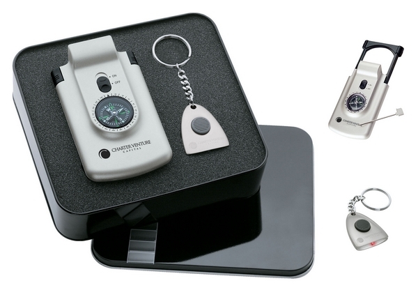 5 in 1 Magnifier / Keyring with Light Giftset