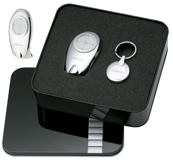 Clock / Keyring Giftset