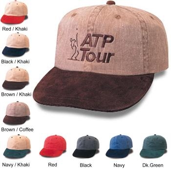 Unconstructed Cotton Twill Cap with Suede Bill