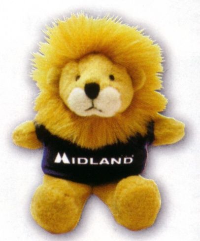 Lion Mini Bean Bag Keychain