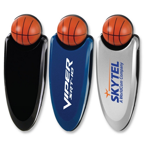 BASKETBALL VISOR CLIP U.S. PAT. PEND. FILE #10/861345