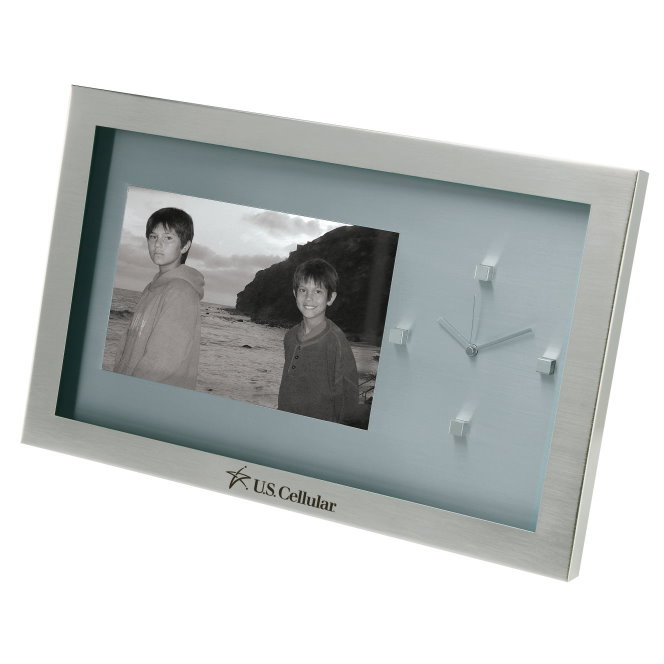 4"x6" PHOTO FRAME & CLOCK