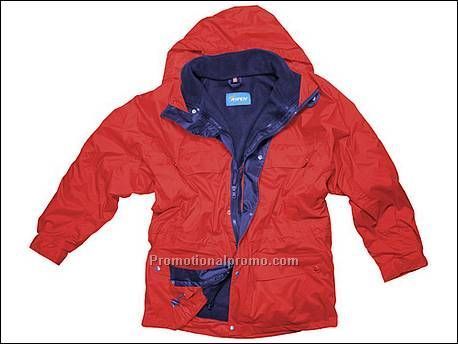 3 in 1 windjack en fleecetrui