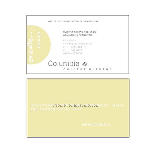 3M Custom Printed Notes - Post-tire; Business Card Size
