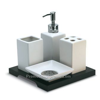 4-piece bathroom set
