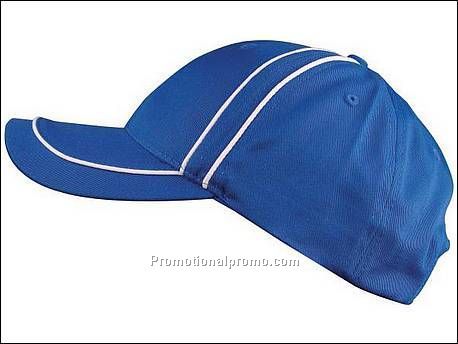 6 Panel Polo Twill Cap Piping