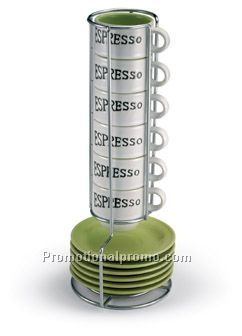 6 Espresso cups and saucers