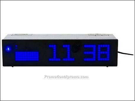 Alarm clock Dot Matric blue LED,...