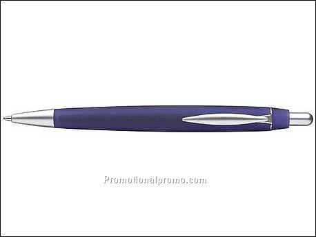 Albany. Balpen. Blauw schrijvend.